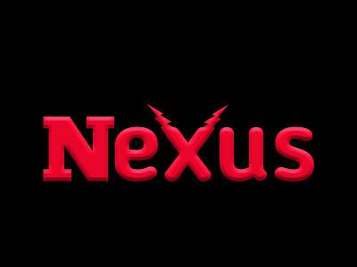 Nexus logo design best branding business commercial cool design fancy graphic illustration logo logo designer my logo need nexus red text