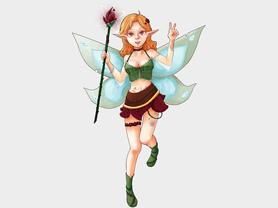 fae art character design design illustration