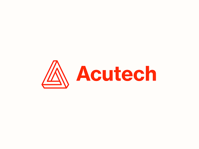 Logo Acutech branding design designlogo icon letter letterlogo logo logodesign logos logoset logotype logotype design logotype designer logotypes type design
