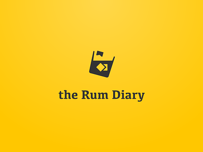 Logotype - the Rum Diary branding design designlogo identitydesign illustration logo logodesign logos logotype logotype design typography yellow