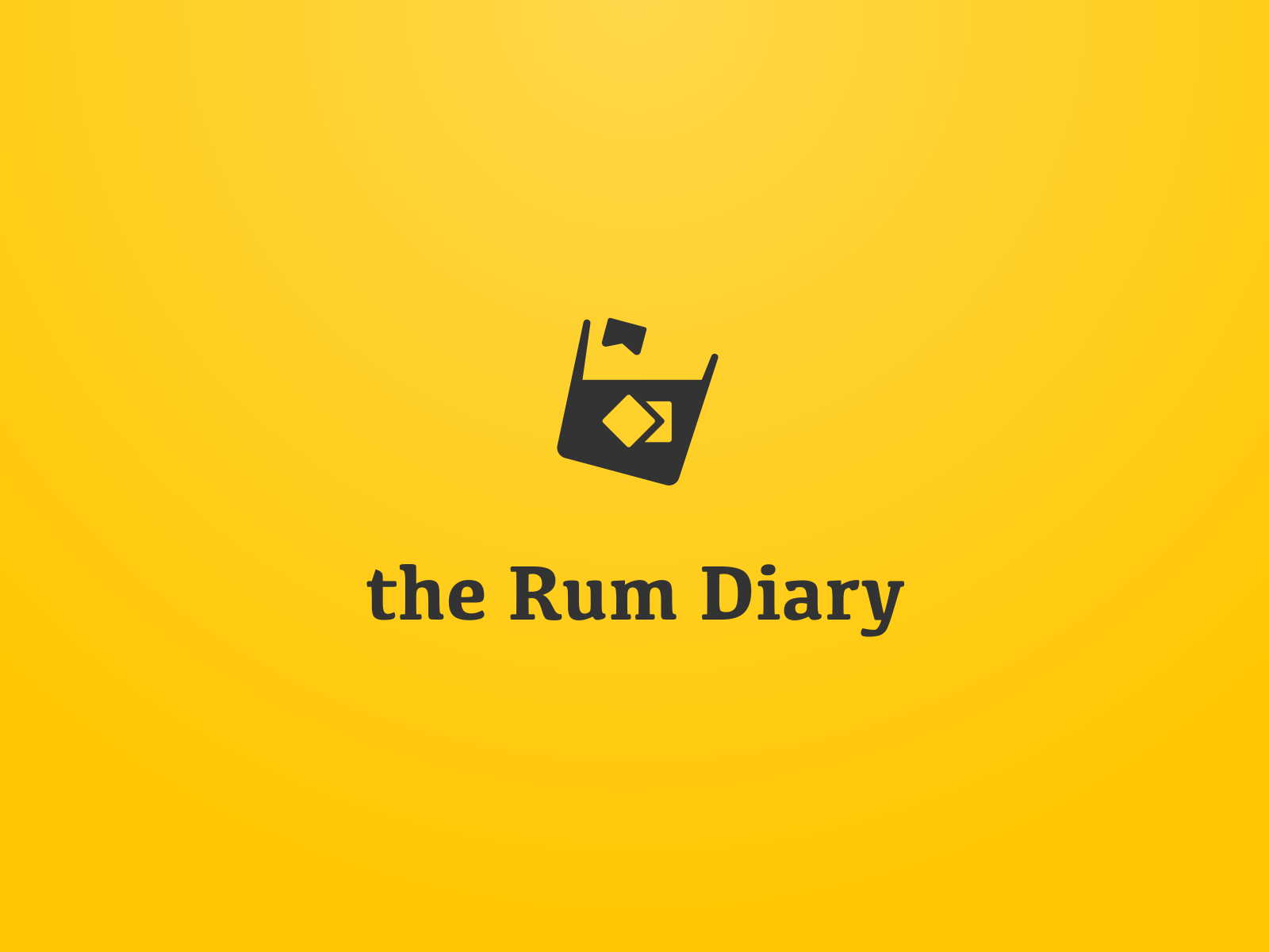 Logotype the Rum Diary by Nadiia Shymchenko on Dribbble