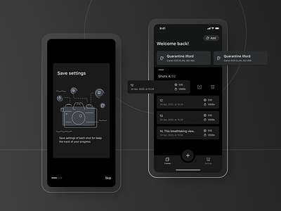 Afilm - Dark mode dark mode dark theme list view mobile app mobile design ui uxui