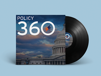Policy 360 Podcast Cover branding design graphic logo podcast policy