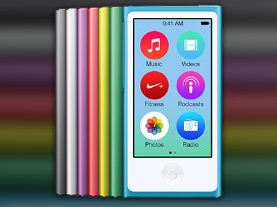 iPod Nano iOS 7 UI Concept