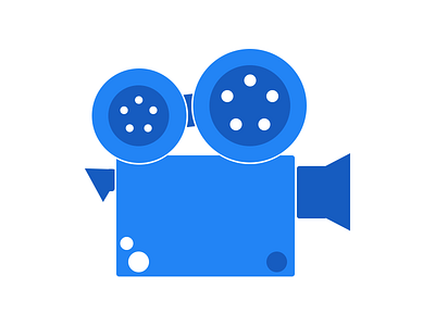 Retro Movie Camera Icon