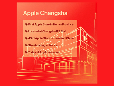 Apple Changsha Infographic