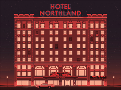 Hotel Northland Illustration