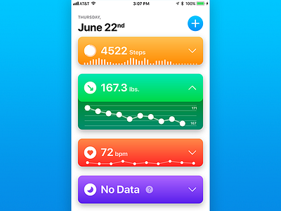 Health Mate App Redesign app dashboard graph health health mate nokia withings