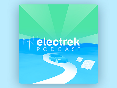 Electrek Podcast Artwork album art artwork electrek podcast tesla