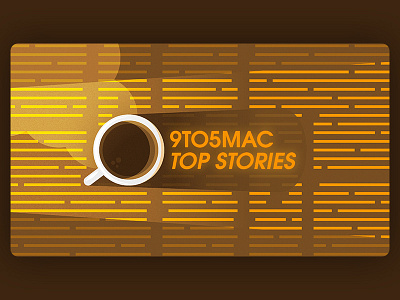 9to5Mac Top Stories Banner 9to5mac coffee illustration newspaper top stories