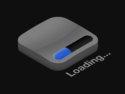 Loading... app app store downloading gloss iphone os loading