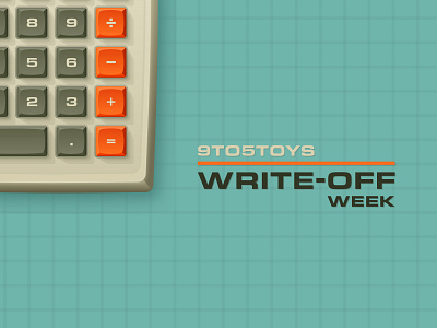 9to5Toys Write-Off Week 9to5toys affinity designer calculator illustration vintage write off