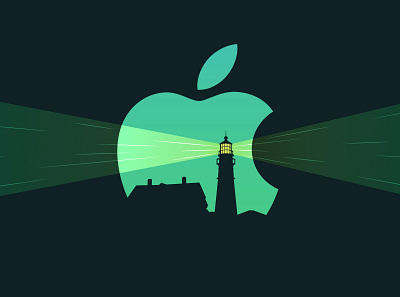 Apple Maine Mall apple store illustration lighthouse maine maine mall south portland store