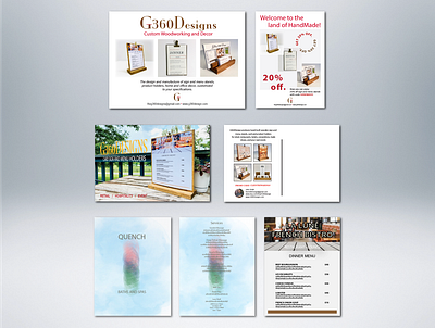 Signage - Card, Menu, Sign, Brochure, Flyer brochure card flyer menu poster sign signage