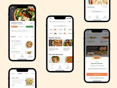 Food Delivery app app app design app ui delivery figma food ios iphone menu restaurant ui uiux user interface ux web design