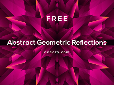 4 Free Abstract Reflections abstract decorative deeezy free free graphics free shapes free vector freebie geometric reflections shapes vector vectors