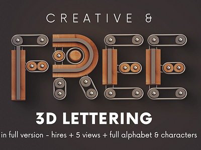 FREE Creator 3D Lettering Deeezy