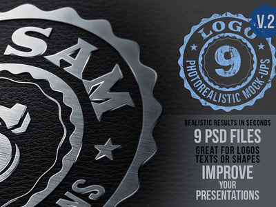 Photorealistic Logo Mock-Ups Vol.2