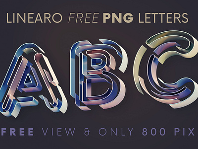 Linearo - Free 3D Lettering