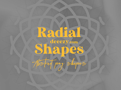 Free Abstract Radial Shapes