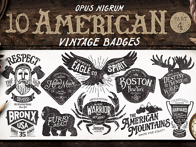 549 logo/badge/insignia templates badge branding bundle deal dealjumbo download insignia logo retro template typography vintage