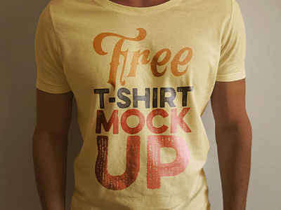 Free T-shirt Mock-up Template dealjumbo download free freebie mock up mockup photoshop presentation t shirt template tshirt