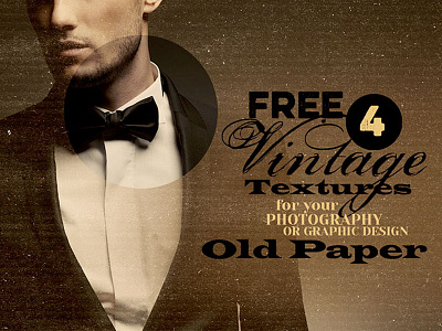 4 Free Vintage Textures - Old Paper dealjumbo download effects free freebie grunge old paper photoshop retro texture vintage