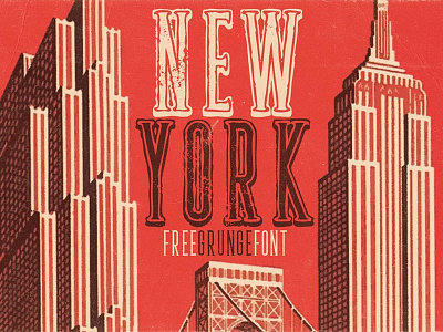 NewYork – Free Grunge Font