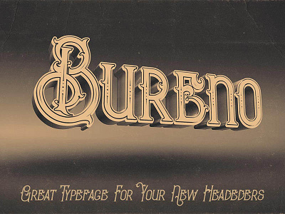 Bureno - Free Font font free free downloads free font free fonts free graphics freebie retro font typeface typography vintage font