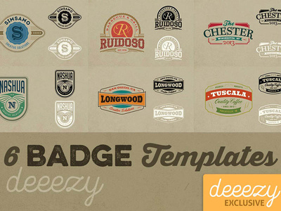 6 FREE Badge or Logo Templates
