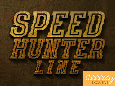 FREE Font - SpeedHunter Line