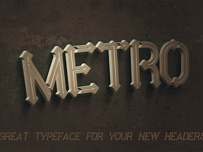 Free Font - Metro Inline cool typography deeezy font free free font free typography freebies futuristic font logo modern font modern typography typography