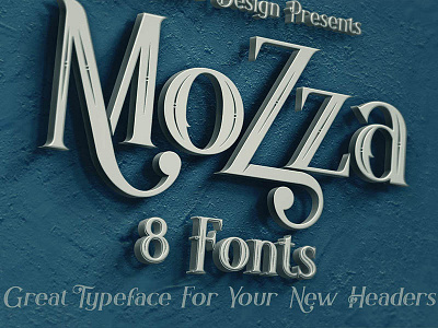 Free Font - Mozza Shadow cool typography deeezy font free free font free typography freebies logo retro font typography vintage font vintage typography