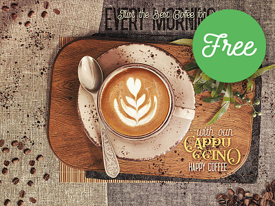 Free Coffee Scene Creator cappuccino coffee coffee creator espresso free free 3d graphics free 3d scene free graphics free photoshop template free scene creator free template freebie