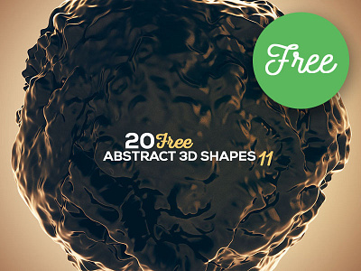 FREE 3D Abstract Shapes 11