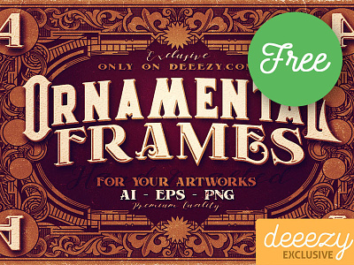 4 FREE Ornamental Frames