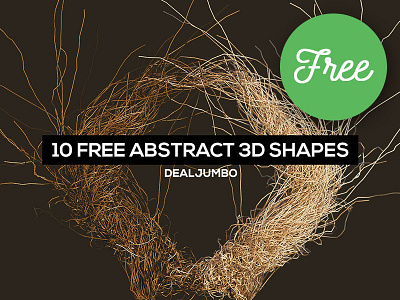 10 FREE Futuristic 3D Shapes