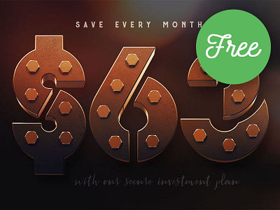 FREE Secure 3D Lettering