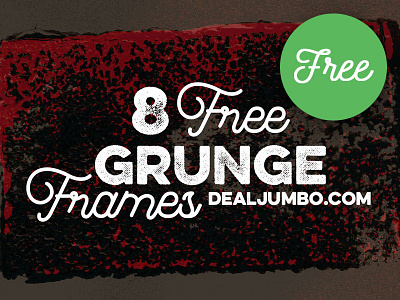 8 Free Grunge Frames artistic borders brush frames free free graphics free shapes free textures freebie grunge paint shapes