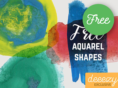 Free Aquarel Shapes