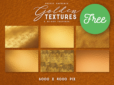 6 Free Golden Textures