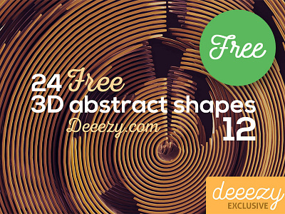 FREE 3D Abstract Shapes 12