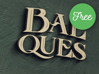 Balques Inline – Free Font