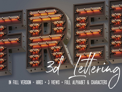 Free Marquee 3D Light Letters