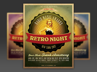 Retro Night Flyer