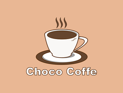 A cup of choco coffe artstronaut branding cartoon choco classic coffe cup design drink graphic design illustration logo ui ux vector