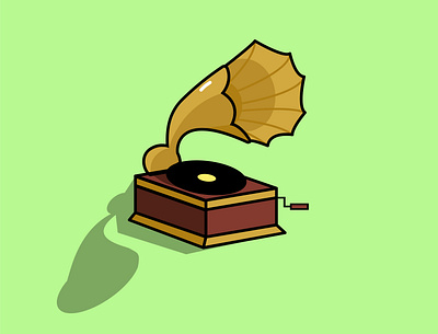 The Classical Gramophone artstronaut branding cartoon classical design gramophone graphic design illustration logo motion graphics music ui ux vector