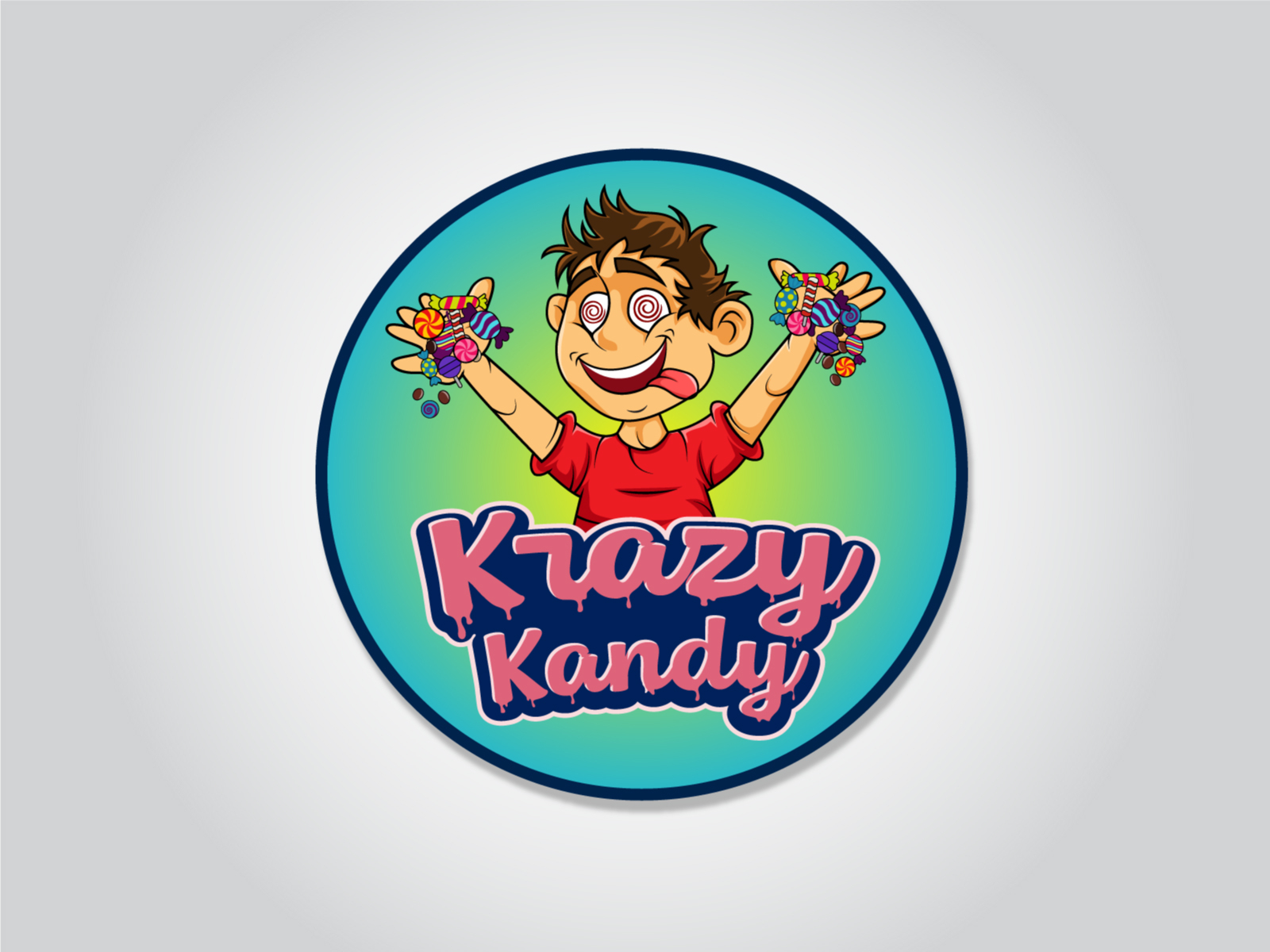 Krazy Kandy Logo Design by Mr.Proshanto on Dribbble