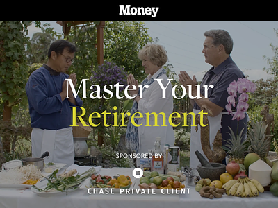 Money: Master Your Retirement design web