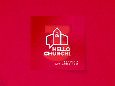 Hello Church Season 3 Announcement branding church design graphic design ministry pass podcast